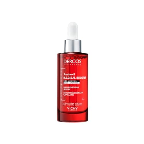 Image of Vichy Dercos Aminexil Clinical R.E.G.E.N. Booster, Advanced Anti-Hair Loss & Hair Renewing Serum with 1.5% Aminexil, Ginger & Niacinamide, For Men & Women, 90ml