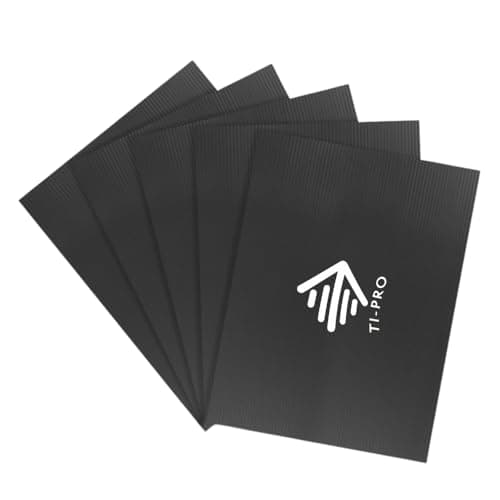 Image of TI-PRO Black Correx Floor and Surface Protection Sheet 0.6m x 1.2m x 2mm - DIY Protector Board for Painting Building Work (10 Pack)