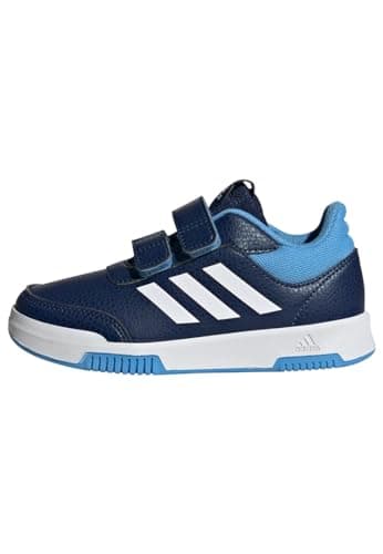 Image of adidas Unisex Kids Tensaur Hook and Loop Shoes, Dark Blue/White/Blue Burst, 2.5 UK