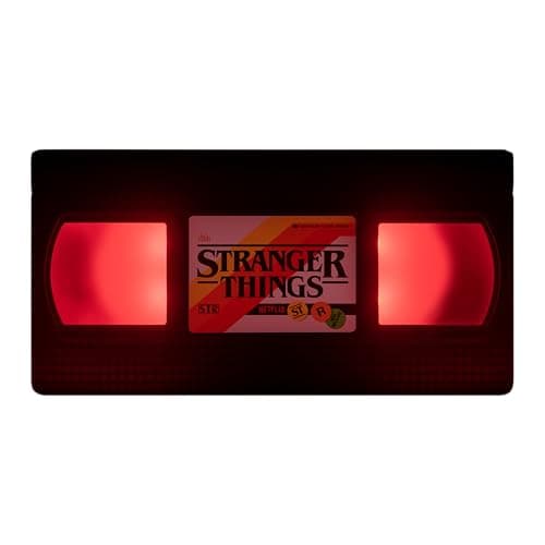Image of Paladone Stranger Things VHS Logo Light V2