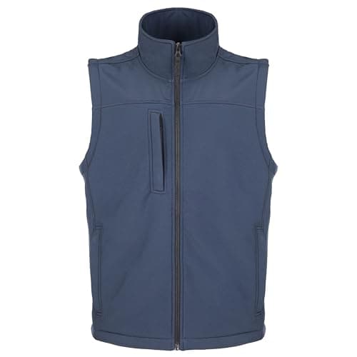 Image of Fort Men's 282 Breckland Softshell Bodywarmer, Navy, L UK