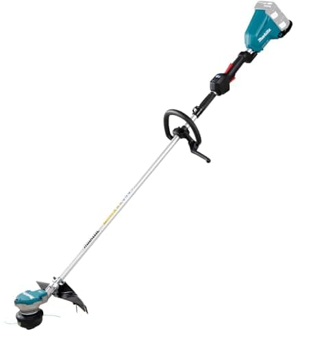 Image of Makita DUR368LZ Twin 18V (36V) Li-ion LXT Brushless Brush Cutter - Batteries and Charger Not Included, Multicoloured