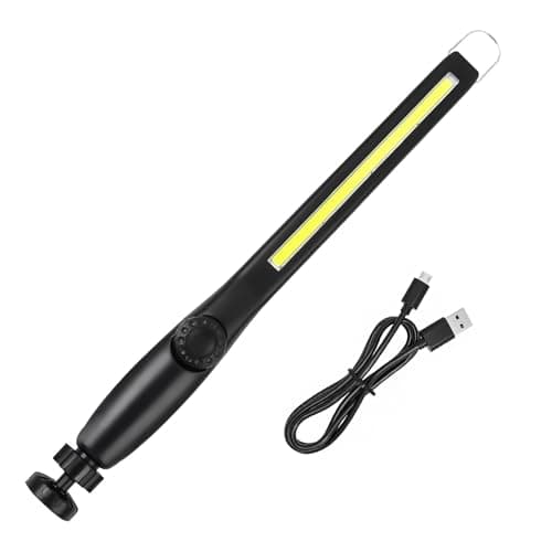 Image of Goerpn Rechargeable COB LED Inspection Light - 700 Lumens, Portable Magnetic Torch for Car Repair, Home, Garage, Workshop & Emergency Situations