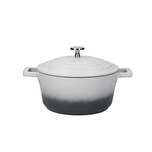 Image of MasterClass Cast Aluminium Casserole Dish, Grey Ombre, 20cm/2.5Litre, Gift Boxed