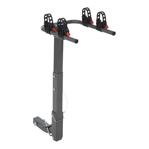 Image of 2 Bike Rack 31X38cm Rack Arm Steel Bike Carrier Rack 80-120kg Overall Load Capacity Bicycle Carrier Hitch Mount Double Foldable Rack fit Cars, Trucks, Vans and More