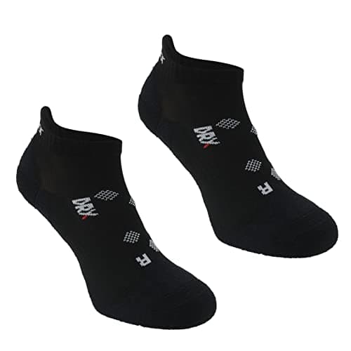 Image of Karrimor Womens 2 pack Running Socks Footwear Accessories Ladies Black Ladies 4-8