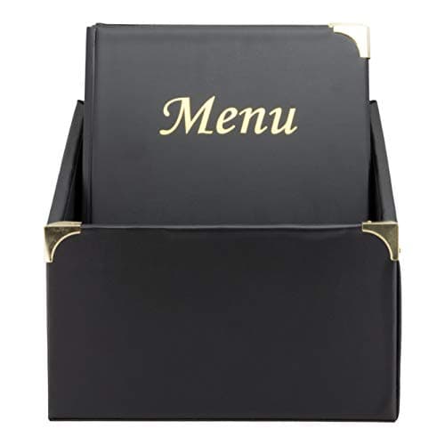 Image of Securit Basic Range Menu Holders in Box - 4 Fixed Menu Holder Display 8x A4 - Set of 10 A4 Menu Holders