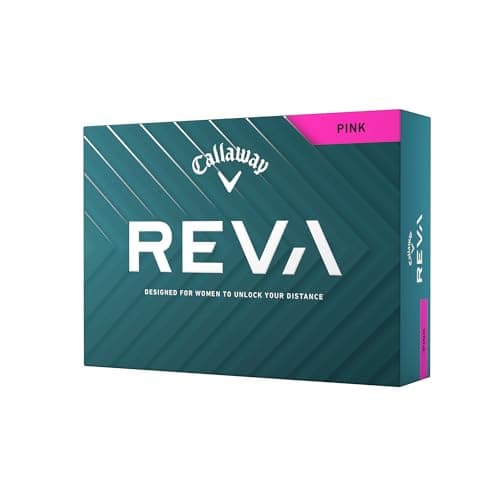 Image of Callaway Golf REVA Women's Golf Ball 2025, Pink