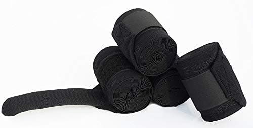 Image of Rhinegold Elasticated Training Bandages-Black