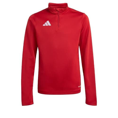 Image of adidas Unisex Kids Entrada26 Training Top Kids, team power red 2/white, 9-10 Years