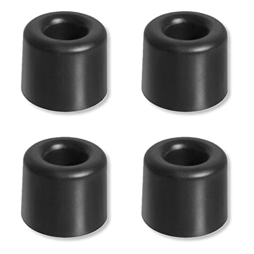 Image of 4X Door Stop Stopper Bumper Quality Screw in Floor Wall Mounted Stops Safety (Ø20mm)