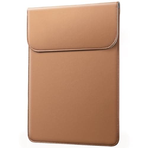 Image of JETech Slim Laptop Sleeve for MacBook Neo (A18 Pro), MacBook Air 13-Inch (M2/M3/M4/M5) 2022-2026, MacBook Pro 13-Inch (M1/M2) 2016-2022, PU Leather Case (Brown)