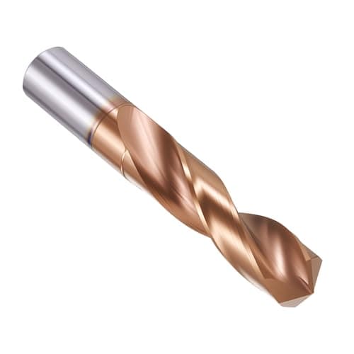 Image of PATIKIL 12.9mm Drill Bit, Carbide Twist Jobber Bits Straight Shank 130° for Drilling Hard Metal Alloy Steel Stainless Steel Titanium Alloys - 1 Pack