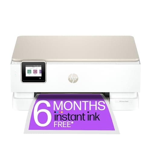 Image of HP Envy Photo 7234 All in One Photo Printer | Wireless | Print, Scan & Copy | 6 months free Instant Ink | Dedicated Photo tray | Touchscreen | 2-sided photo printing | Self-healing dual band Wi-Fi
