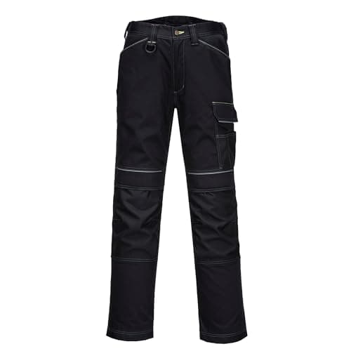 Image of Portwest PW3 Work Trouser, Size: 34, Colour: Black Short, T601BKS34