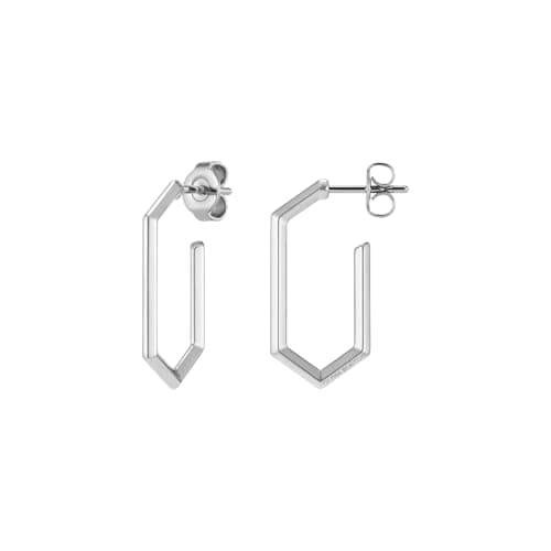 Image of Olivia Burton Women's EVER STACKED Collection Geometric Hoop Earrings in Stainless Steel - 24100292