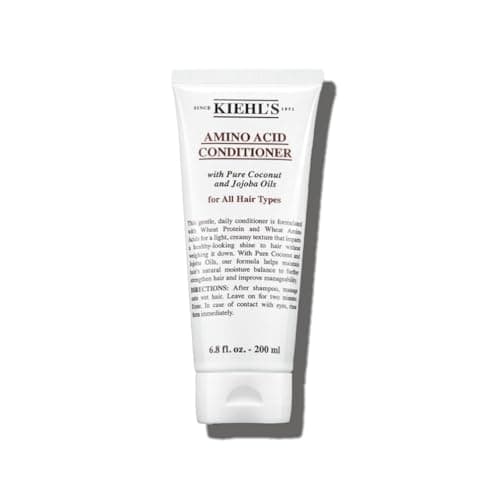 Image of Kiehl's Amino Acid Conditioner, Strengthening Moisturising Hair Treatment with Amino Acids, Jojoba and Coconut Oil, Hair Feels Nourished, Smooth and Hydrated, All Hair Types