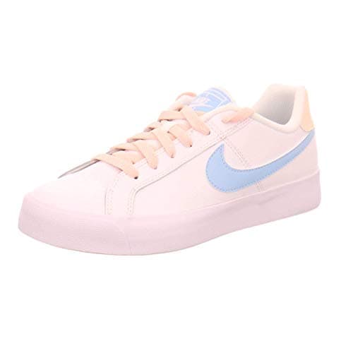 Image of Nike Court Royale Ac, Women’s Low-Top Sneakers, White (White/Psychic Blue-Crimson Tint 108), 5.5 UK (39 EU)