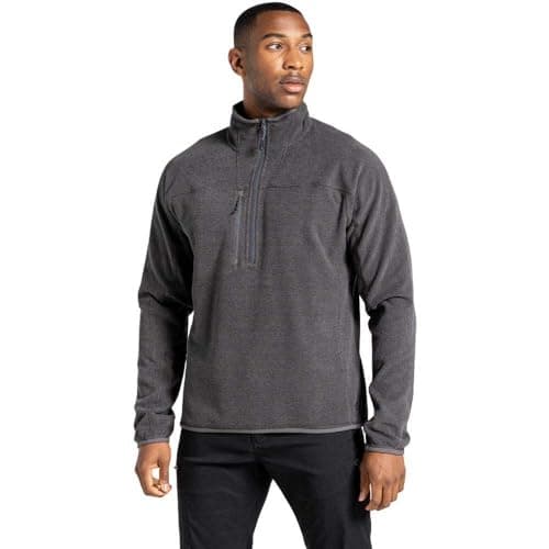 Image of Craghoppers Expert Mens Active Half Zip Fleece Jacket - Carbon Grey Marl - 3XL