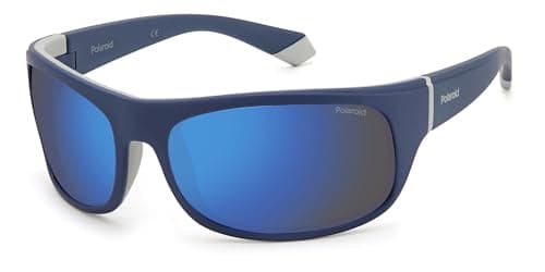 Image of Polaroid Pld 2125/s XW0/5X BLUE GREY Sunglasses Men's Acetate, Standard, 66