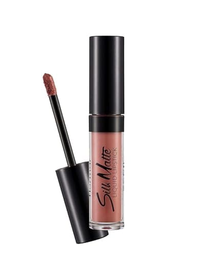 Image of Flormar Silk Matte Liquid Lipstick, Highly Pigmented Long-Lasting Matte Lip Colour with Cupuaçu & Baobab Oil, Shade 002 Fall Rose