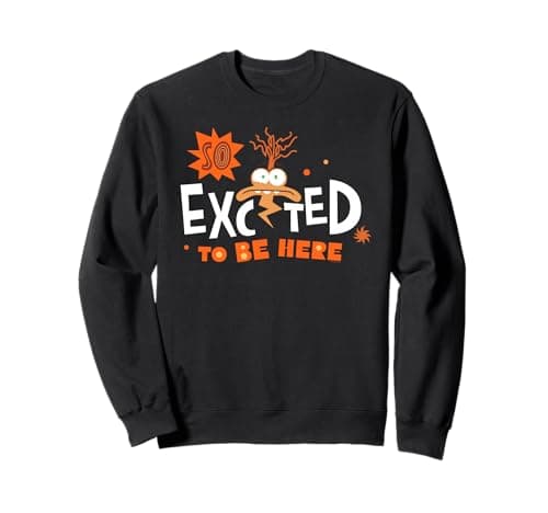 Image of Disney & Pixar’s Inside Out 2 Anxiety So Excited to Be Here Sweatshirt