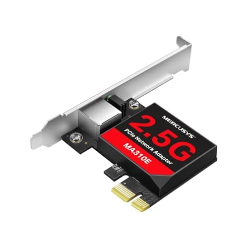 Image of Mercusys TP-Link MA310E PCIe Network Card 2.5 Gigabit, Wifi PC Board Fixed, RJ45, Wake-on-LAN, Low Energy Ethernet, Compatible with Standard Brackets and Reduced Profile Brackets