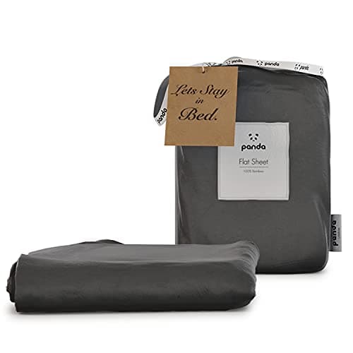Image of 100% Bamboo Flat Sheet (Urban Grey, UK Single)