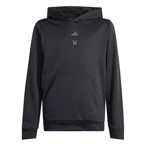 Image of adidas Unisex Kids MINECRAFT TRAINING HOODIE, black, 11-12 Years