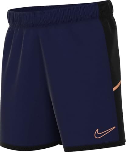 Image of Nike Kids Df Acd25 7In -Pd Shorts, Blue Void/Black/Orange Pulse, 14 Years