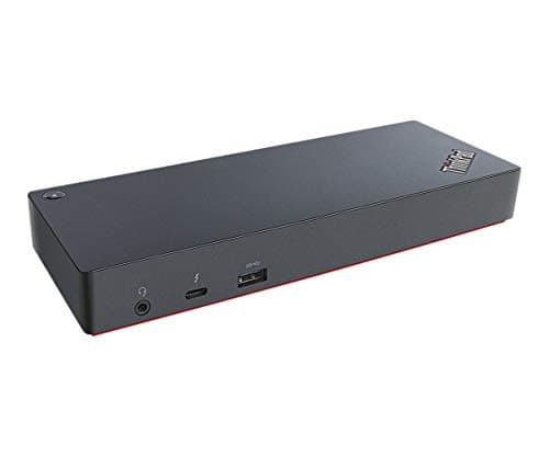 Image of Lenovo 40AC0135EU Thunderbolt 3 Black notebook dock/port replicator