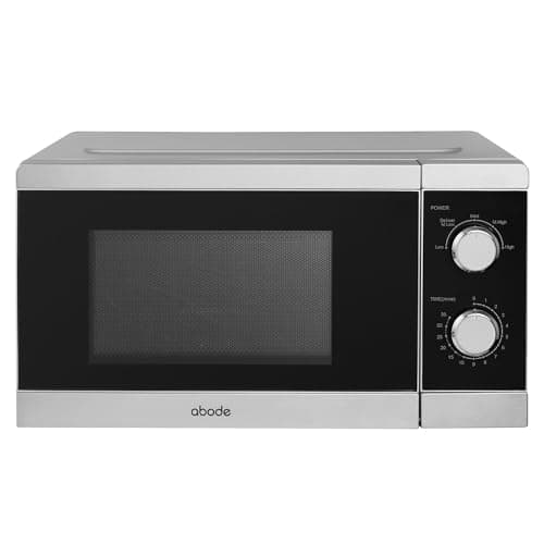 Image of Abode 20L Manual Microwave Stainless Steel 800W with 5 Power Levels & Timer Button & Dial Control Defrost Function AMM2007SS