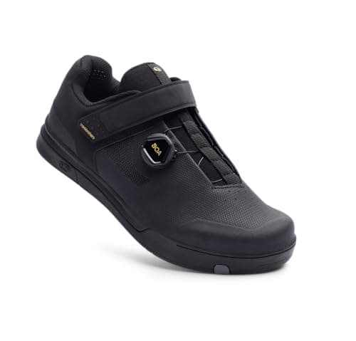 Image of Crank Brothers Mallet BOA Cycling Shoes, Black/Gold, Size UK 9 / EU 43.5