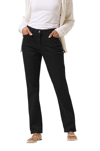 Image of M&Co Straight Leg Jeans - Women's