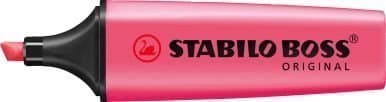 Image of Highlighter - STABILO BOSS ORIGINAL - Pack of 3 - Pink