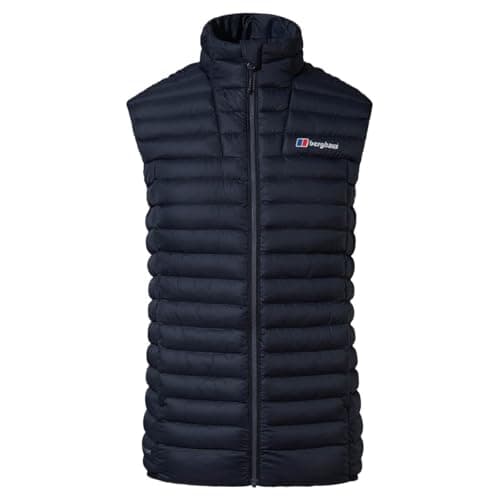 Image of Berghaus Men's Vaskye Synthetic Insulated Jacket | Extra Warm | Durable Coat | Lightweight Design | Puffer Insulated Gilet, Black/Black, L