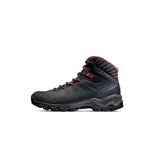 Image of Mammut Men's Mercury IV Mid GTX Walking Boots, Black-hot red, 9.5 UK