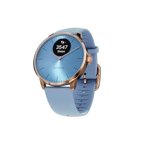 Image of Withings ScanWatch Light - Hybrid Smartwatch, 24/7 Heart Monitoring, Activity Tracking, Cycle Tracking, Sleep Monitoring, Connected GPS, 30-Day Battery Life, Android & Apple Compatible