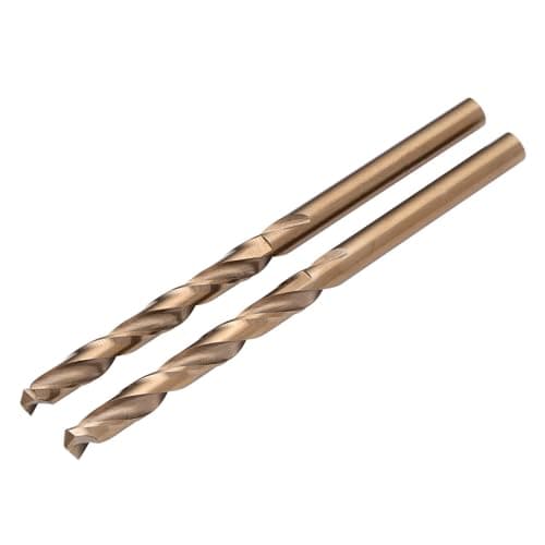 Image of Draper 2pcs Expert HSSE M35 Cobalt Drill Bit, 5.0mm x 86mm - 08915 - for Alloy Steel, Titanium Alloys, Stainless Steel, Hardened Steel, Cast Iron and Carbon Steel
