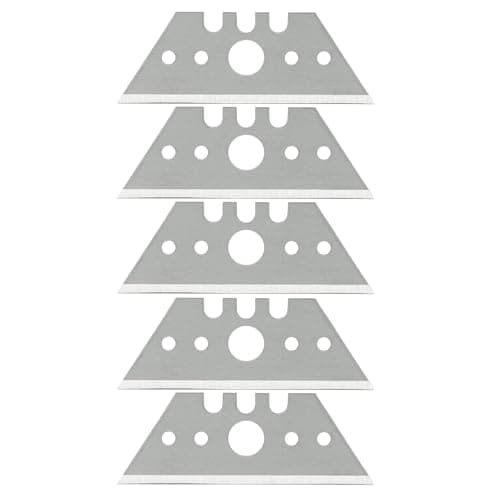 Image of Wolfcraft 5 Professional Trapezium Blades 0.65 x 52 mm , 4186000 , Replacement Blades