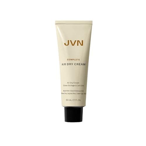 Image of JVN No Heat Air Dry Cream, Hair Styling Cream (2 Fluid Ounces) Smoothens and Defines Hair, Sulfate-Free, Curl Enhancing, Moisturizing, Smoothening, UV Protection for All Hair Types, Travel Size