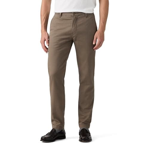 Image of Levi's Xx Chino Std II Maitake Brown Cotton Lin