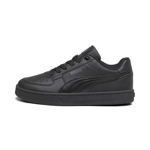 Image of Puma Unisex Youth Puma Caven 2.0 Jr Sneakers, Puma Black-Cool Dark Gray, 4 UK
