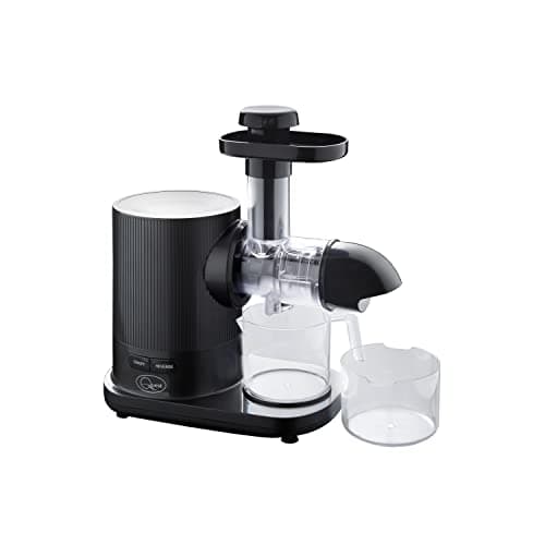 Image of Quest 150W Slow Juicer/Cold Press Style/Masticating Juicer/Quiet <60 dB Motor/Higher Nutritional Value & Juice Yield/Accessories Included (Black)