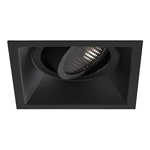 Image of Astro Minima Slimline Square Adjustable Fire-Rated Indoor Downlight (Matt Black), GU10 LED Lamp, Designed in Britain - 1249043-3 Years Guarantee