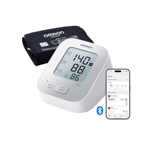 Image of OMRON X2+ Connect, Upper Arm Blood Pressure Monitor for Home Use, Universal Wide Cuff (22-42 cm), Blood Pressure Machine for Irregular Heartbeat Detection with Bluetooth for OMRON Connect App