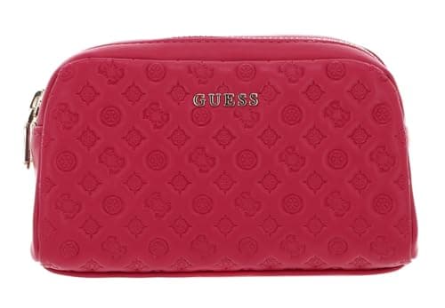 Image of GUESS utility bag Double Zip Bright Pink