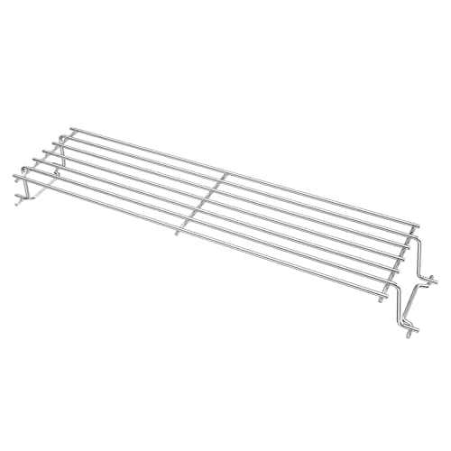 Image of Denmay 47CM 69866 Stainless Steel Grill Warming Rack for Weber Spirit E210 E220 S210 S220, Spirit II E210 S210 Gas Grills (with Front Burner Knobs, 2013-2016) Replacements for Weber 69866