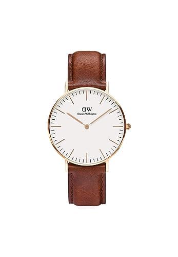 Image of Daniel Wellington Men's Brown Classic ST Mawes Watch DW00100035