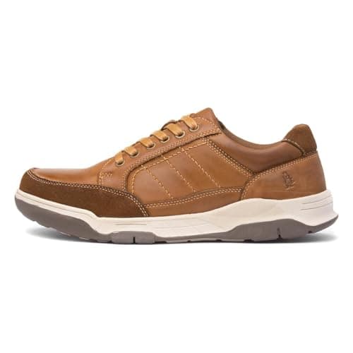 Image of Hush Puppies Mens Finley Shoes Tan 8 UK